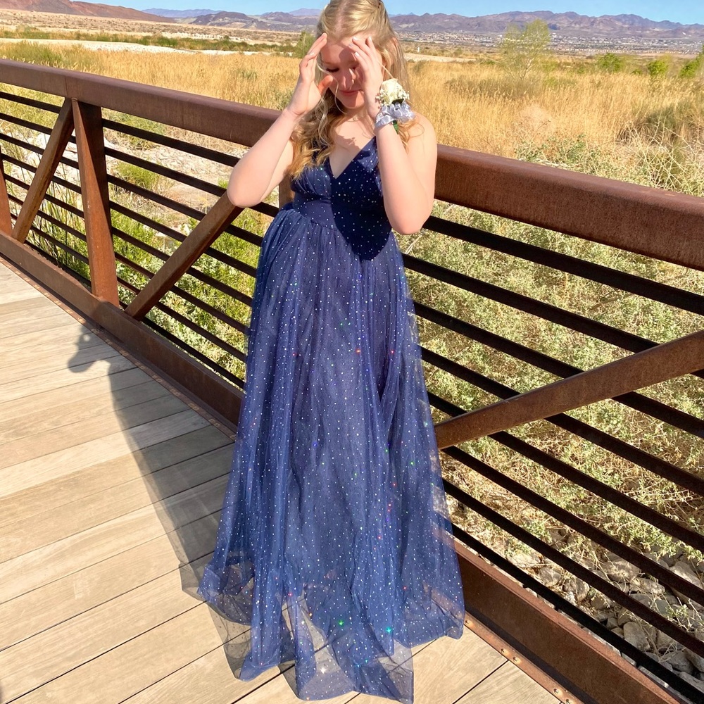 Prom dress size large from windsor. Worn once and originally $170.